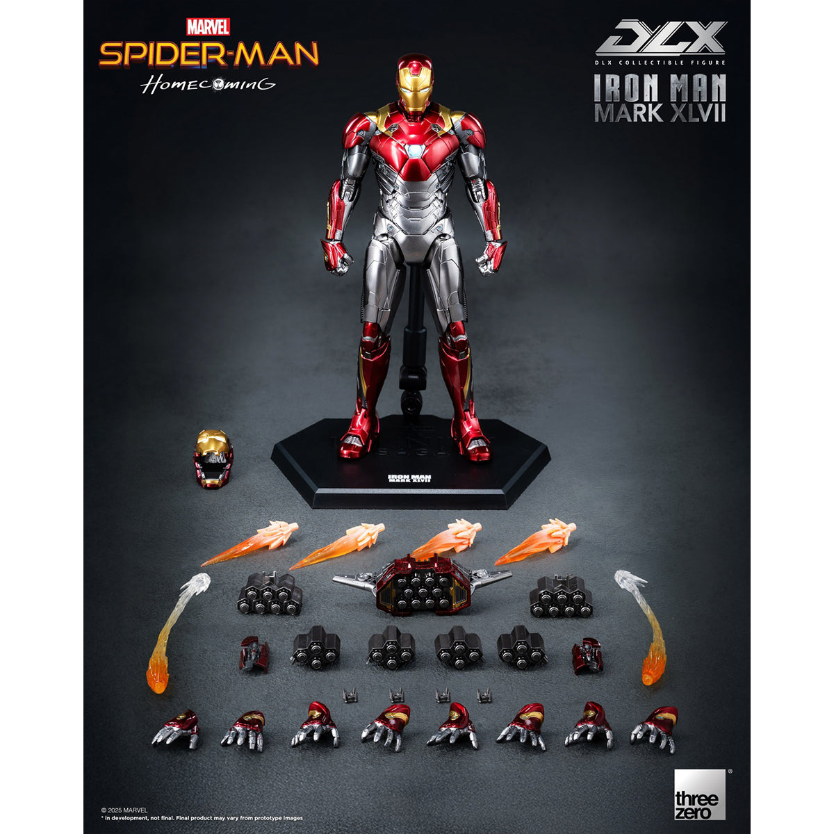 Threezero DLX Iron Man Mark 47 3Z09460C0 Action Figure