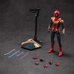 Figura de acción coleccionable de ZD Toys: Serie Aniversario: Spider-Man Rojo y Dorado (1913-1902), estilo película, miniatura a escala 1:10