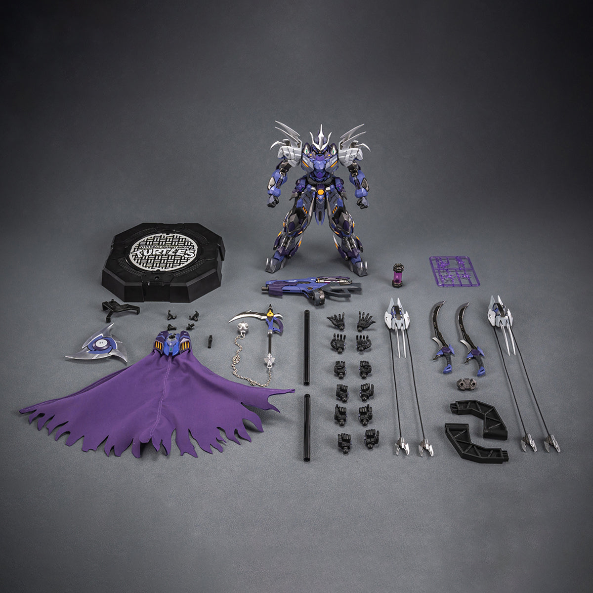 (Only Shipped to the US) HEATBOYS Painted Alloy Mecha TMNT Shredder HB0016 Action Figures