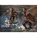 First 4 Figures Shadows Die Twice - Sekiro Wolf Art Statue