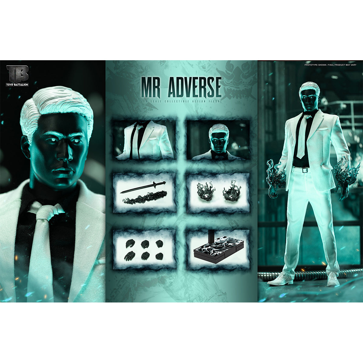 TOYS BATTALION Mr Adverse Action Figures