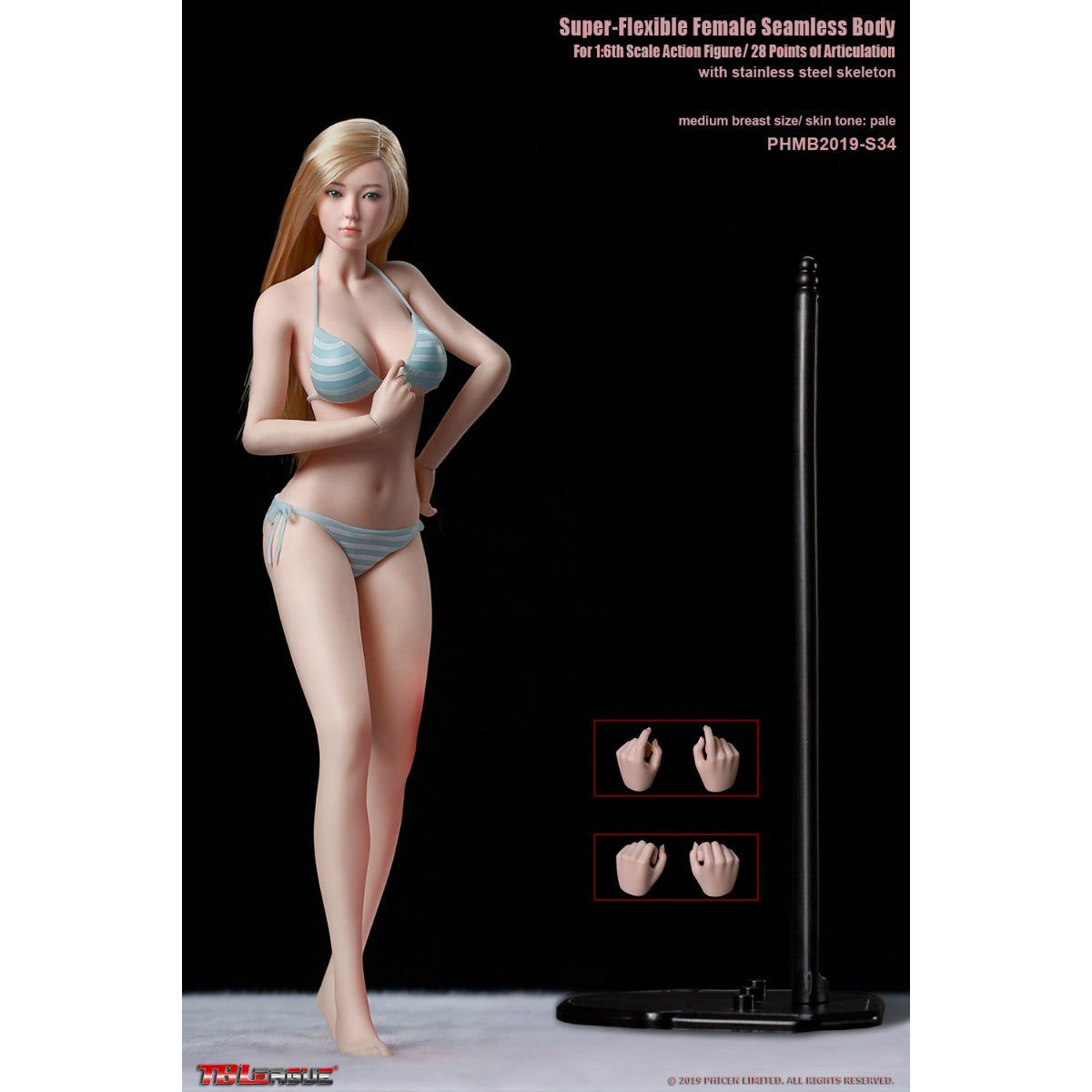 TBLeague Female Seamless Young Girl Type Medium Bust 1/6 Scale Action Figure Body