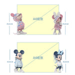 MORSTORM Coat Mickey + Cowboy Outfit Minnie + Sweatshirt Minnie + Sweatshirt Mickey Art Figurine