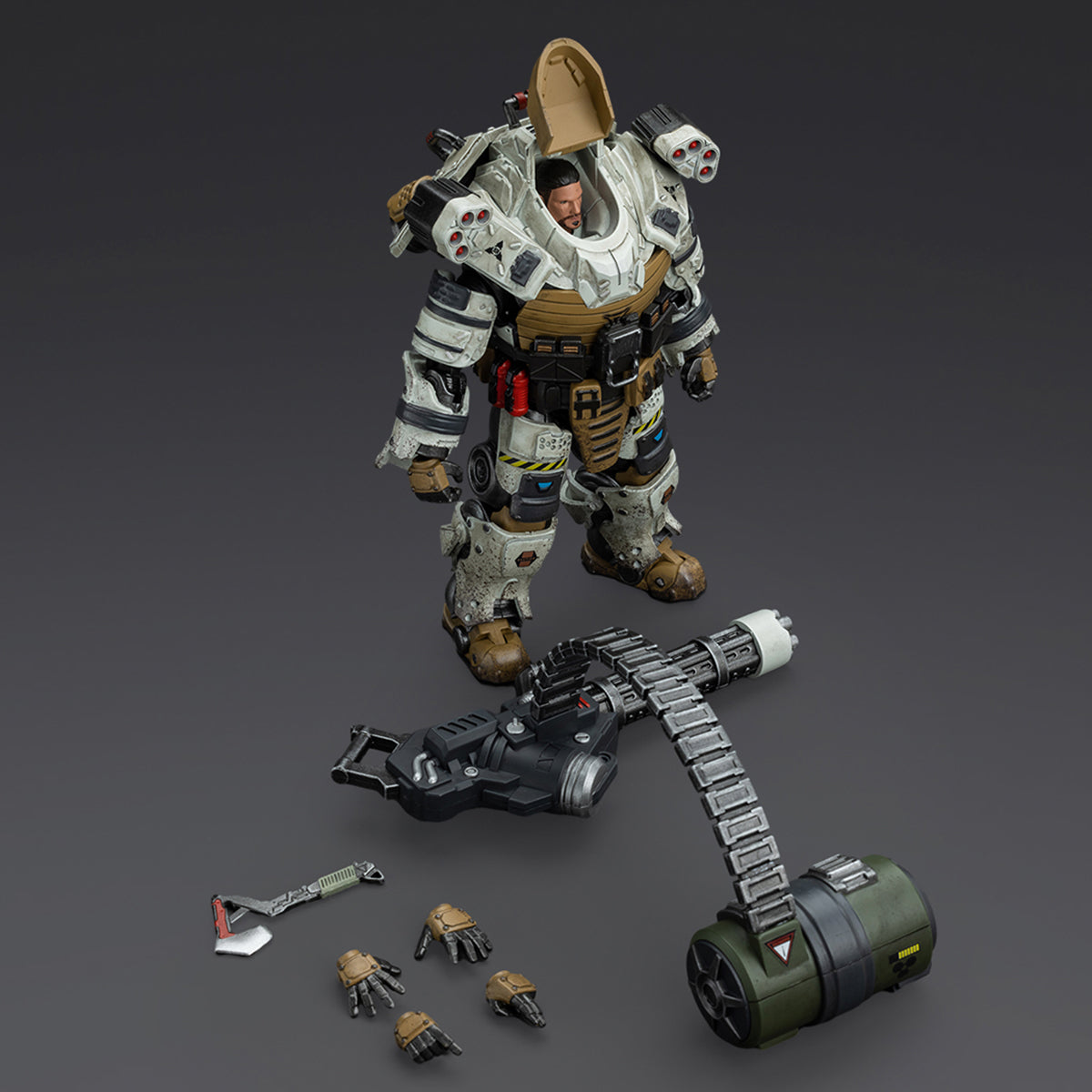 JOYTOY Battle For the Stars 1/18 Sorrow Expeditionary Forces 09th Legion Rescue Squad-Heavy Gunner JT00188 Action Figure