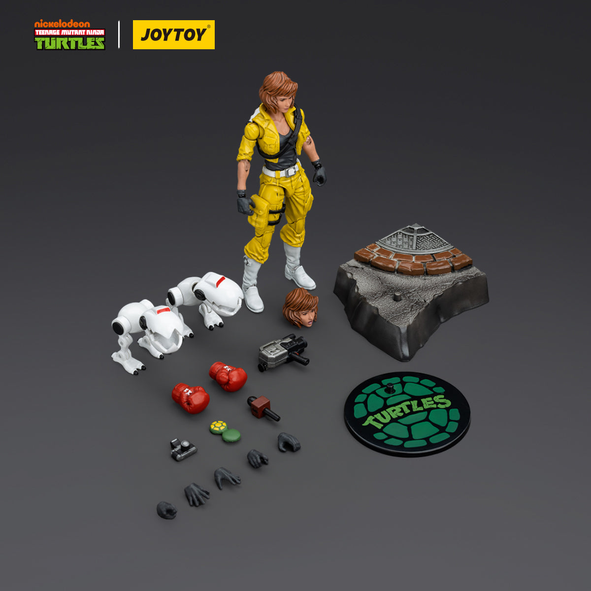 Figura de acción de April O'Neil de las TMNT de JOYTOY