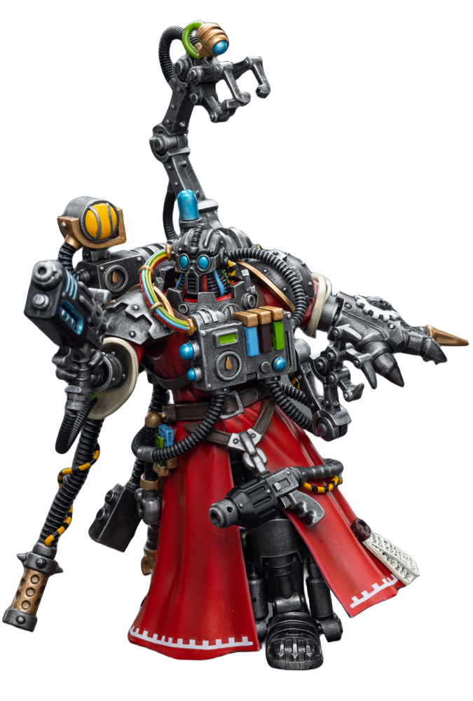 HiPlay JoyToy Warhammer 40K Collectible Figure: Adeptus Mechanicus Cybernetica Datasmith 1:18 Scale Action Figures