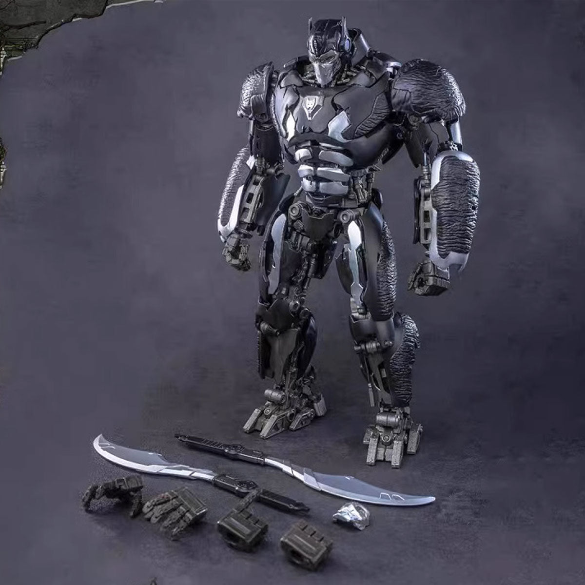 Kits de modelos preensamblados fáciles de Transformers Optimus Primal de la serie AMK de Yolopark
