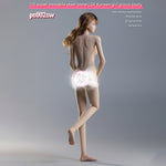 Puzzletoys Korean Girl Group Body Female Figure Set Suntan Skin Seamless Action Figures Body