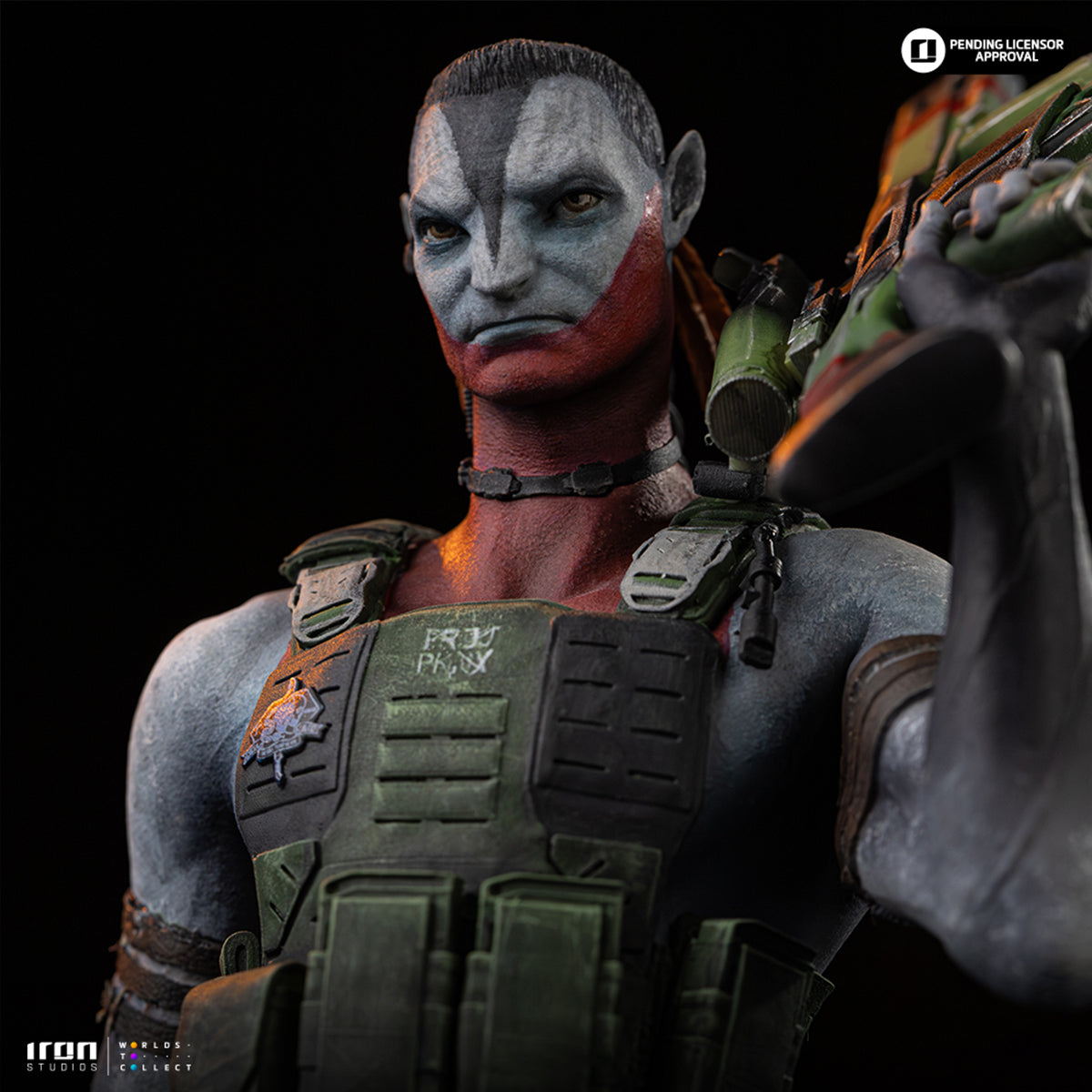 Iron Studios AVAT134025-10 Avatar 3: Fire and Ash - Miles Quaritch 1/10 Scale Art Statue