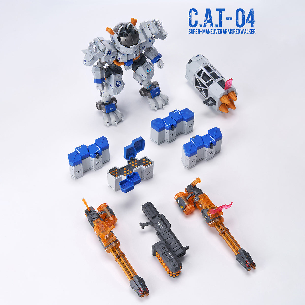 XIAOT Iron Roars Super-Maneuver Armored Walker Formation Assembly Model Kits