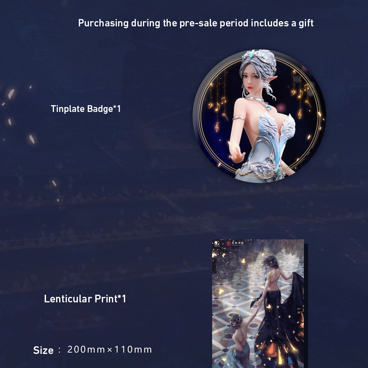 BearPanda Sparkey Studio Ghost Blade Hai Qinyan: Encounter Statue