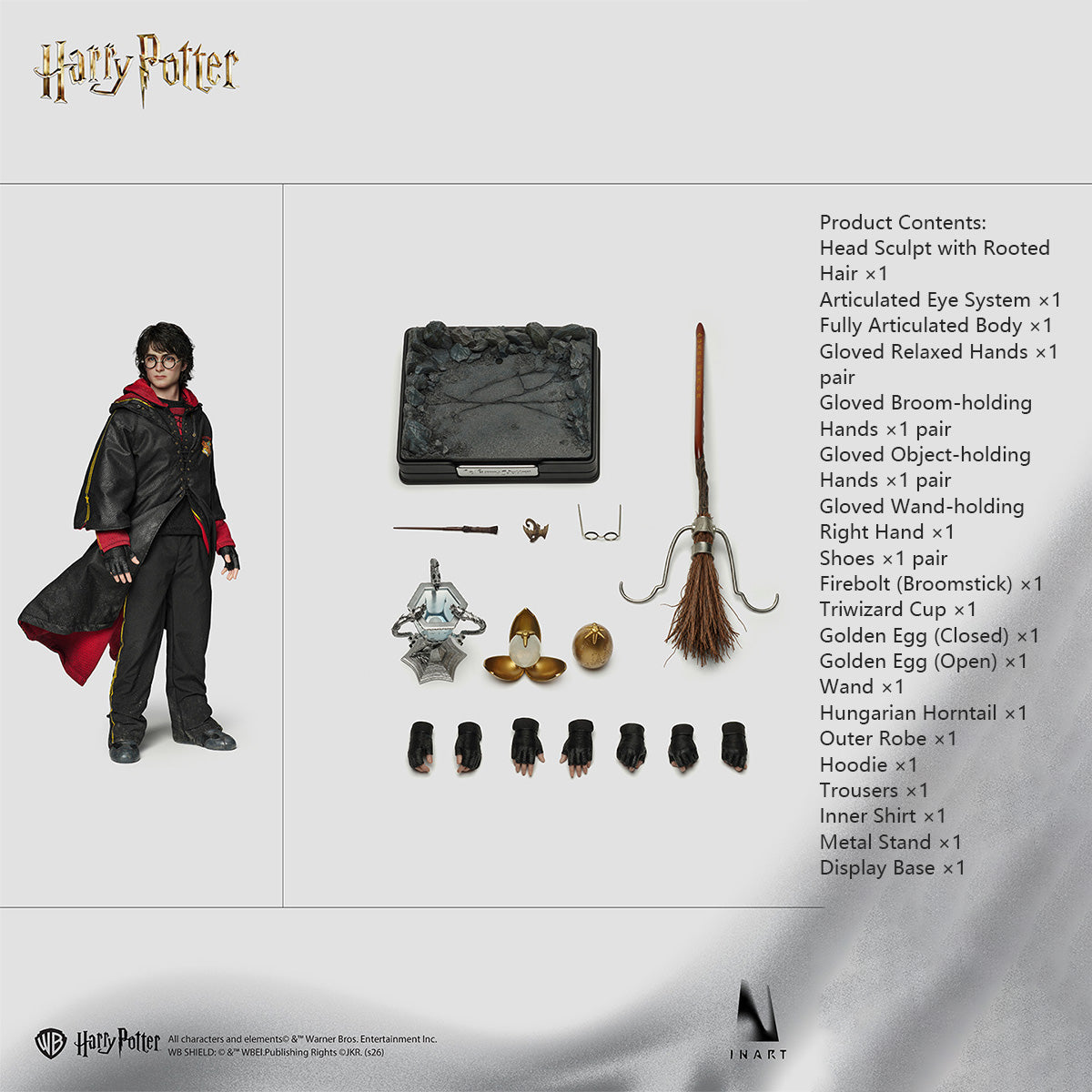 INART Harry Potter and the Goblet of Fire Harry Potter (Ag A046) 1/6 Scale Collectible Action Figure Set