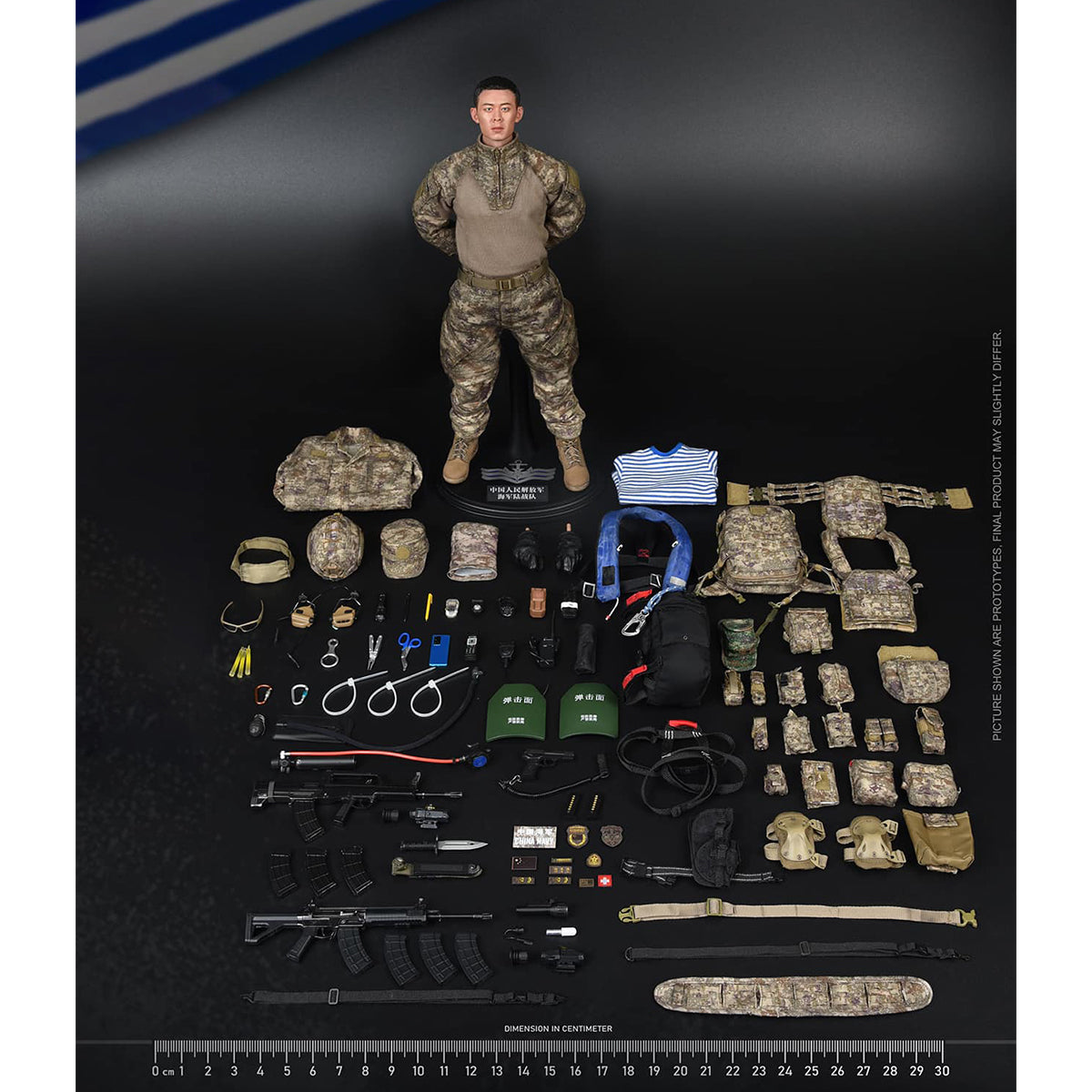 SOLDIER STORY Chinese P.l.A. Navy Marine Corps Deluxe Edition Action Figure