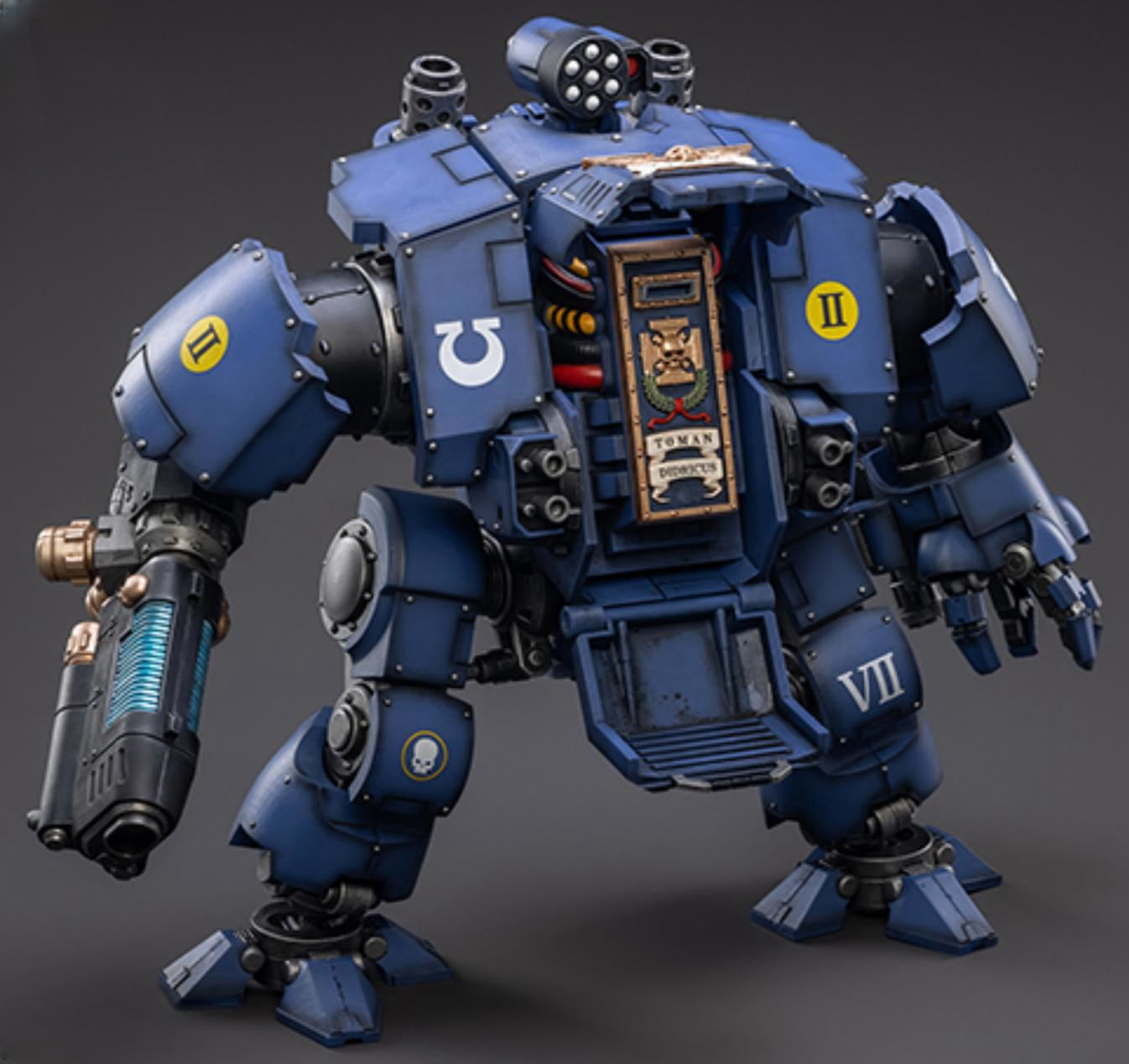 HiPlay JoyToy Warhammer 40K Collectible Figure: UItramarines Redemptor Dreadnought Brother Dreadnought Tyleas 1:18 Scale Action Figures JT2757