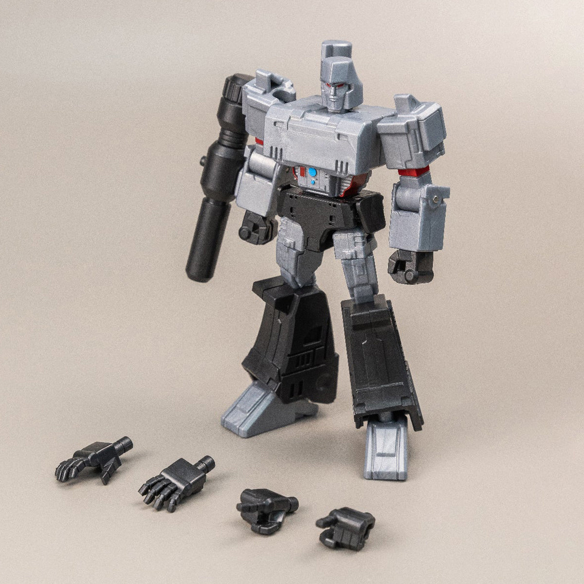 Kits de modèles pré-assemblés faciles pour Transformers Megatron de la série Yolopark AMK Mini Scale