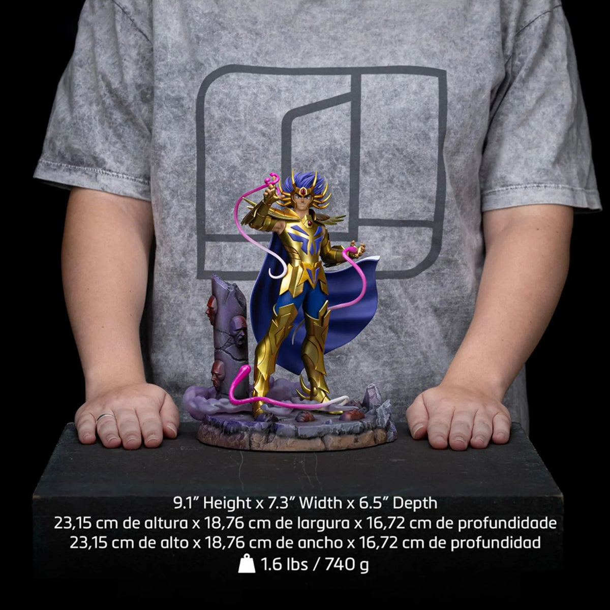 Iron Studios Saint Seiya - Cancer Deathmask Art Statue