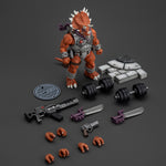 JOYTOY TMNT Casey Jones & Triceraton Infantryman & Adjutant Zork & Captain Zorax Action Figures