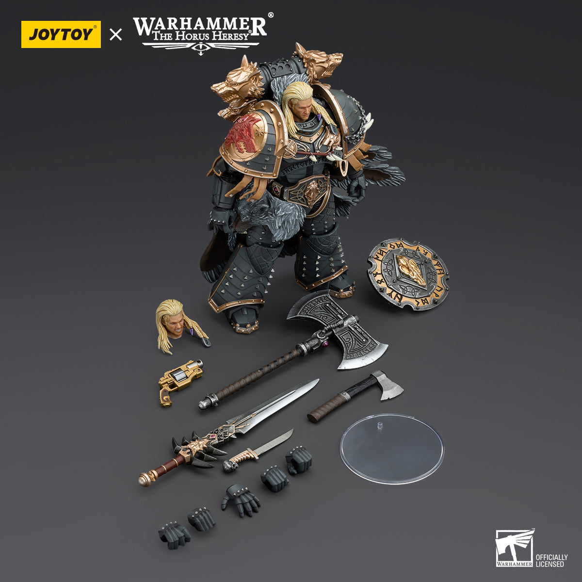 JOYTOY Warhammer The Horus Heresy Space Wolves Leman Russ Primarch of the VIth Legion Action Figures