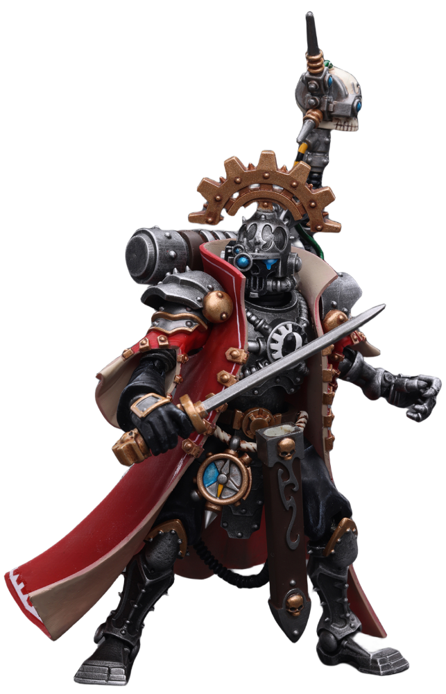 HiPlay JoyToy Warhammer 40K Collectible Figure: Adeptus Mechanicus Skitarii Marshal 1:18 Scale Action Figures