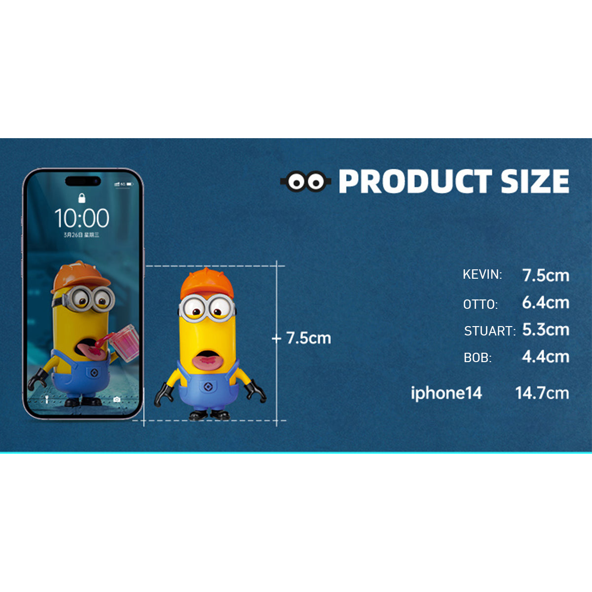 BLOKEES, Jam Factory Series Magical Edition Minions Partners, Stuart/Bob/Kevin/Otto, Easy-Assembly Model Kits