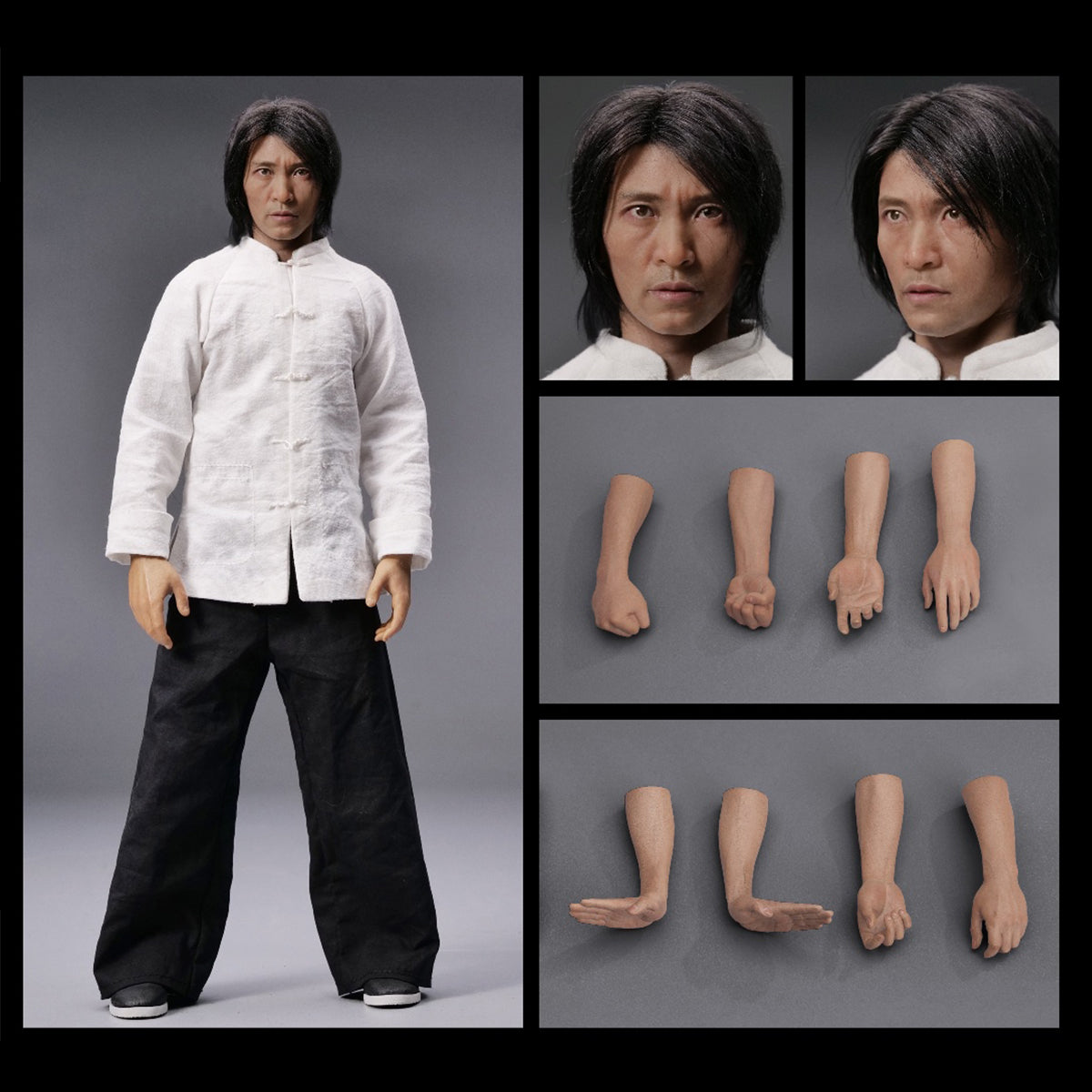 PEAKART STUDIO 12-Inch Kung Fu Action Figure Customized Edition Silicone Movable Series