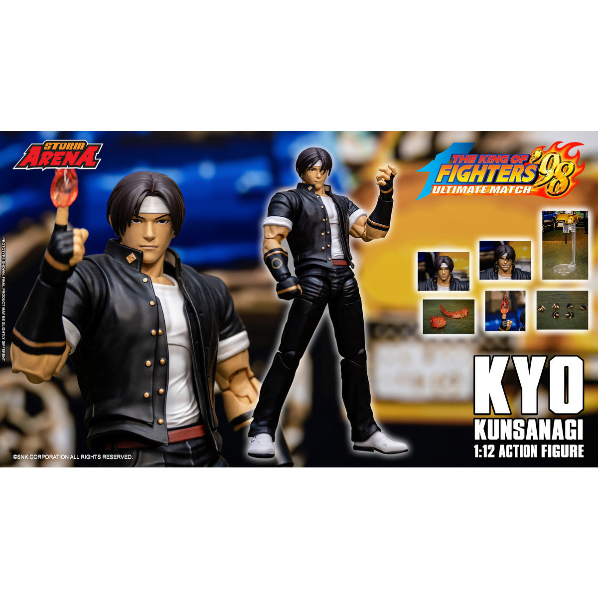 Storm Collectibles The King Of Fighters'98 UM KFSA01 Benimaru Nikaido Storm Arena KFSA02 Goro Daimon Storm Arena KFSA03 Kyo Kusanagi Storm Arena 1/12 Scale Action Figure