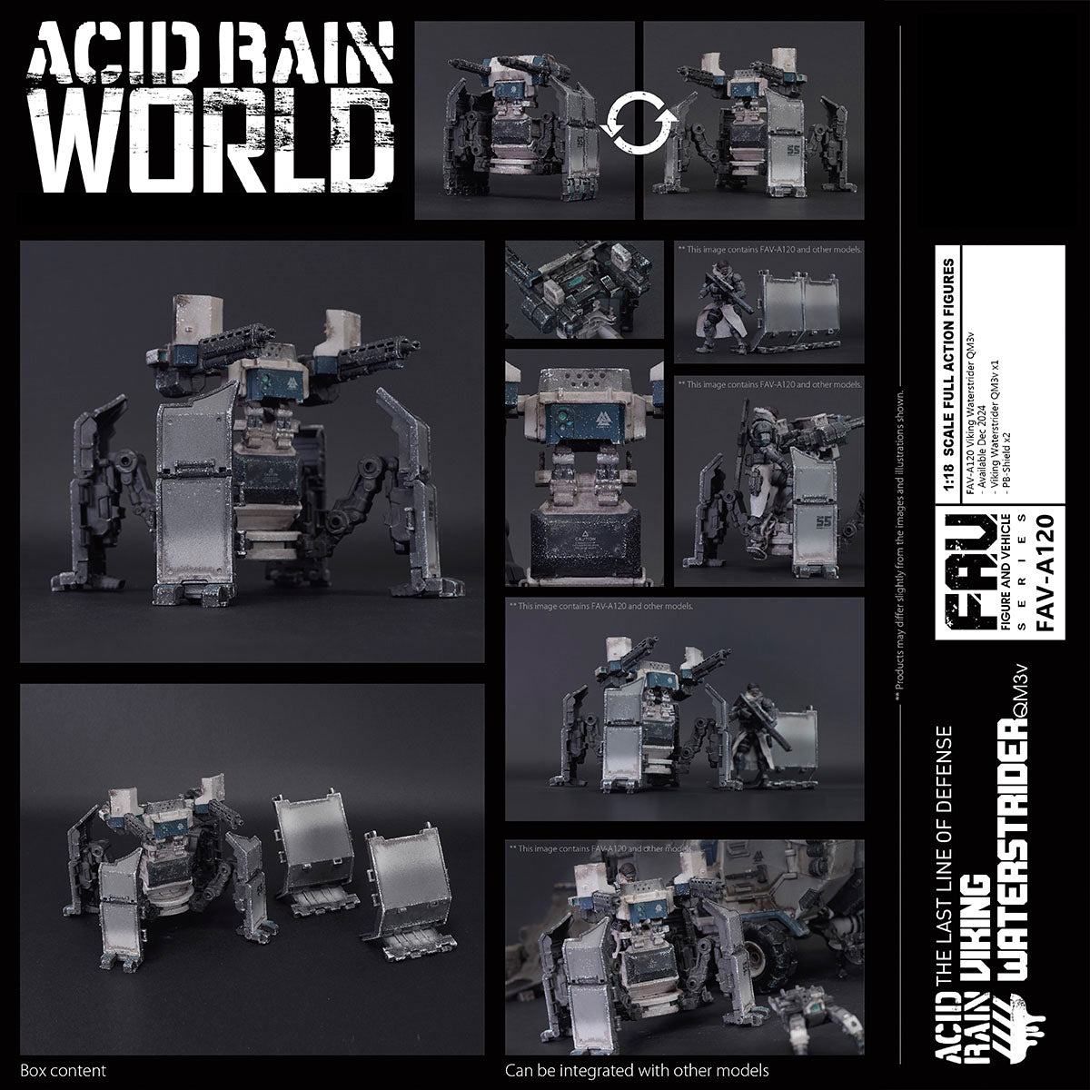 TOY ALLIANCE Acid Rain World Viking Waterstrider QM3v Action Figure