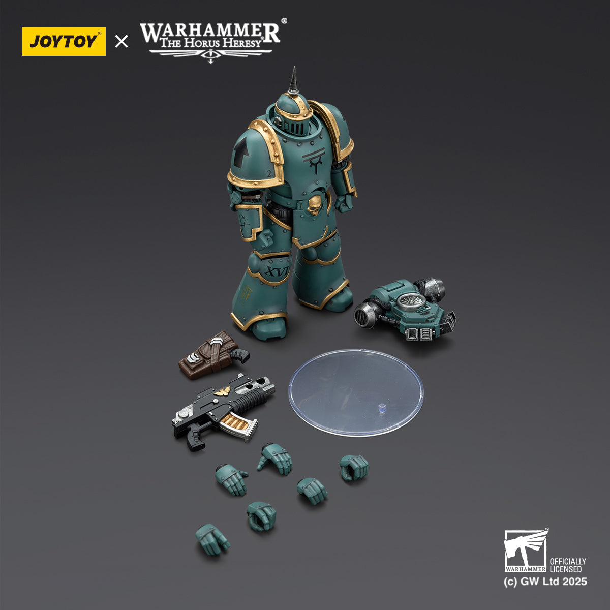 JOYTOY Warhammer Thousand Sons Sons of Horus Alpha Legion Ultramarines Space Wolves Imperial Fists Blood Angels MK lll Tactical Legionary 1/18 Scale Action Figure