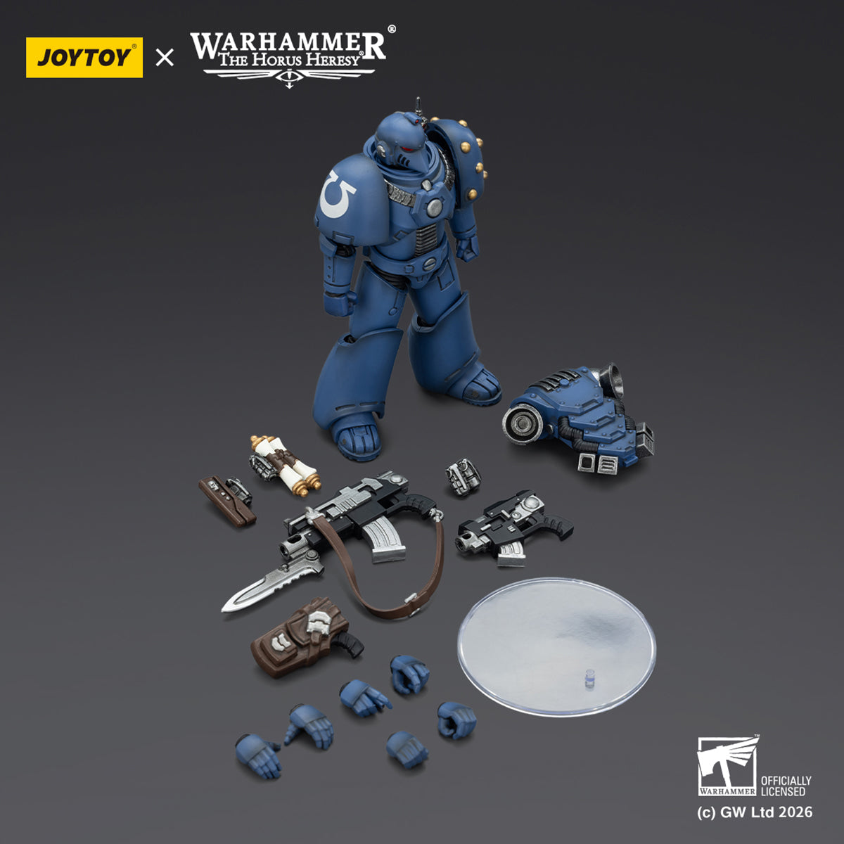 JOYTOY Warhammer 40,000 Thousand Sons & Space Wolves & Sons of Horus & Alpha Legion & Blood Angels & Imperial Fist & Ultramarines MKVI Tactical Legionary 1/18 Scale Action Figure
