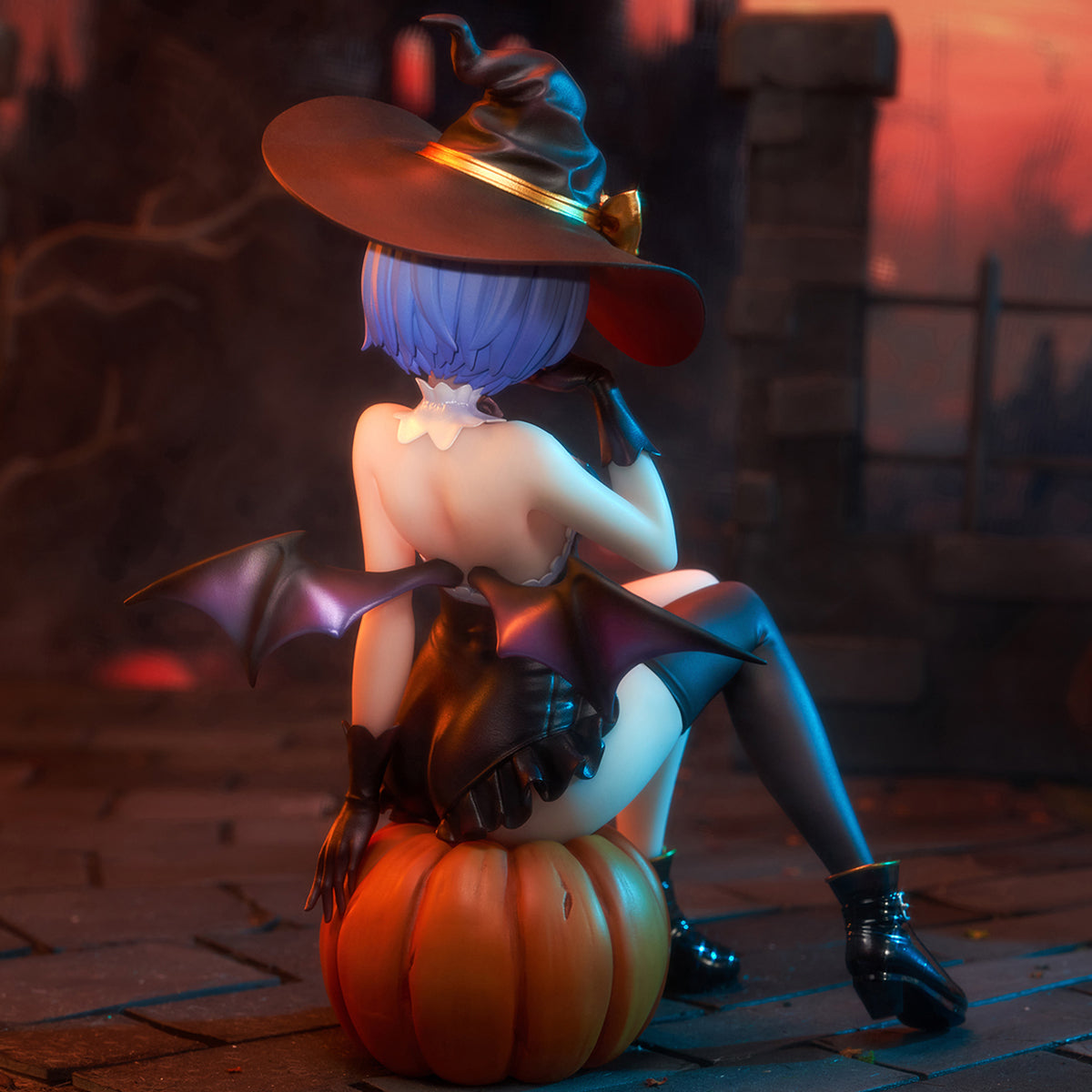 Figura de anime de Ram y Rem: El mago nocturno ilusorio (versión Animester×KDcolle)