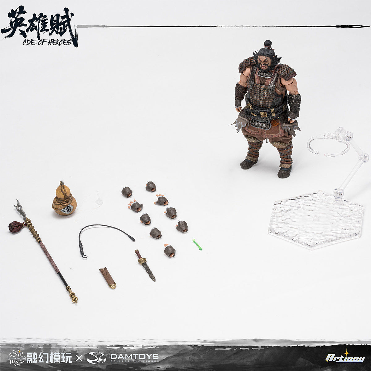 FUSION FANTASY × DAMTOYS Odes of Heroes Wanfu Mokai FTOH-02 Zhang Fei 1/12 Scale Action Figure