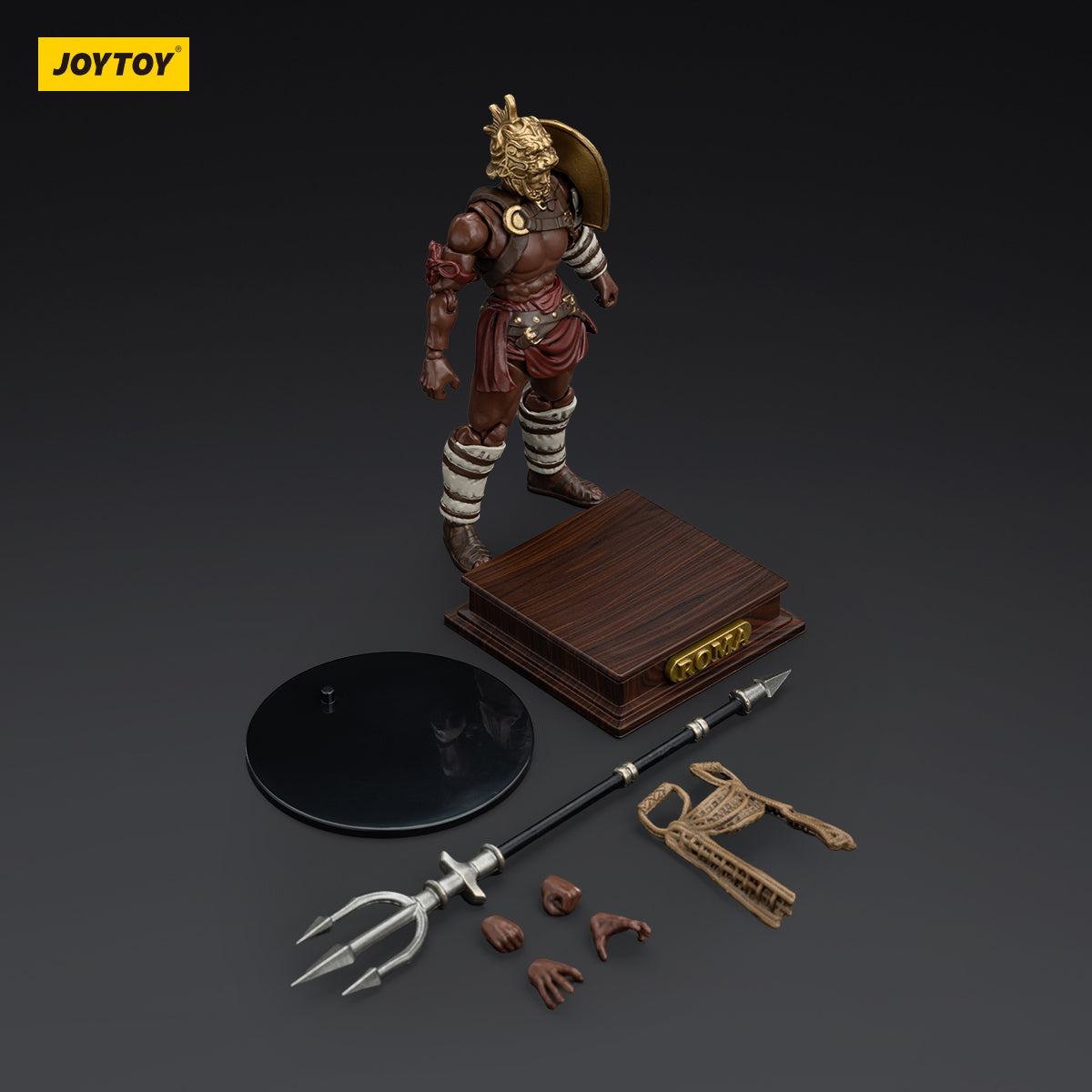 Figura de acción del gladiador romano Retiarius de JOYTOY Strife