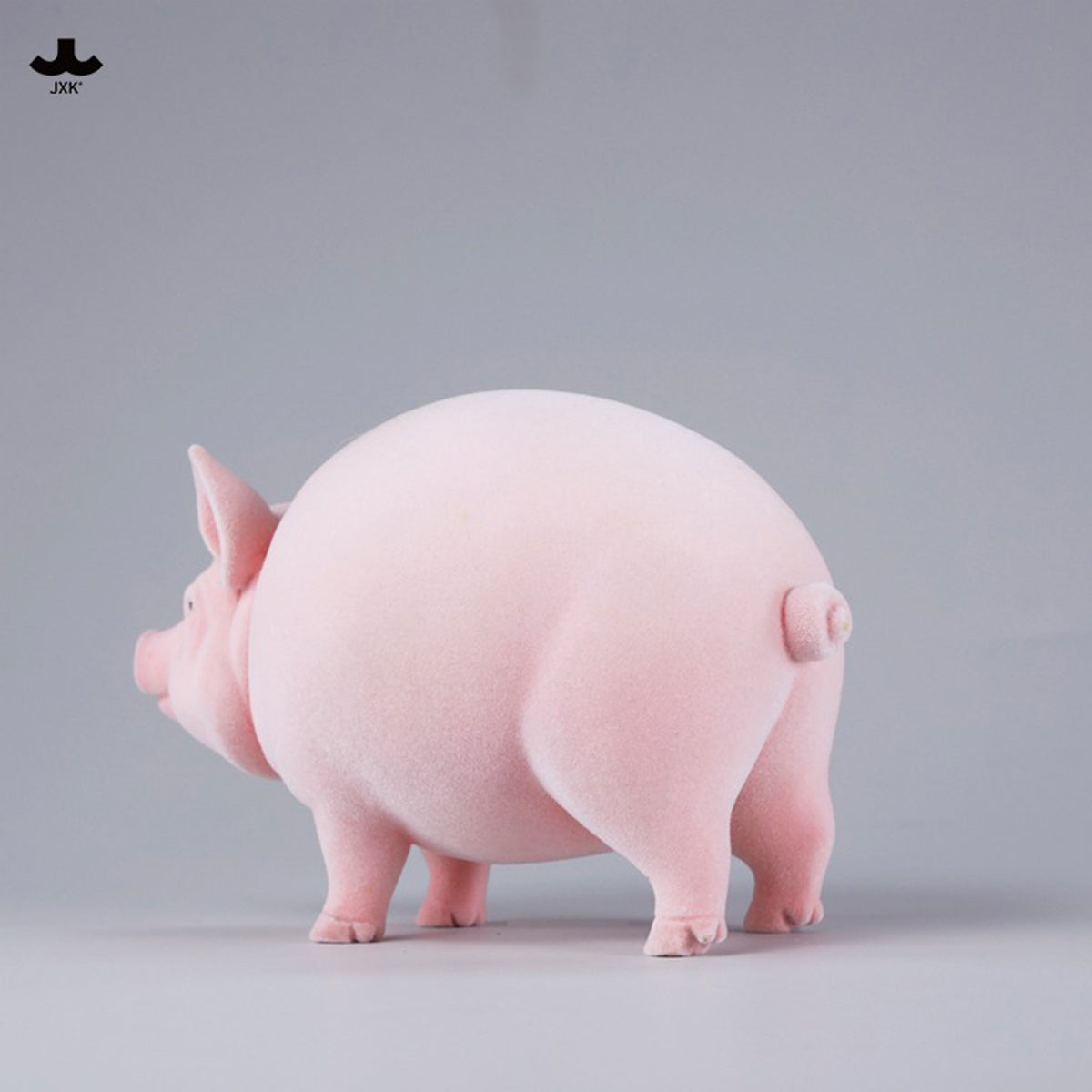 JXK Plump and Round Fat Pig (JXK343) Static Expertly Hand-Painted Lifelike Animal Figurine