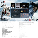 303TOYS RW001B Masako Koya Design: Heavenly Hero Star - Lin Chong 1/6 Scale Action Figure Set with White Warhorse
