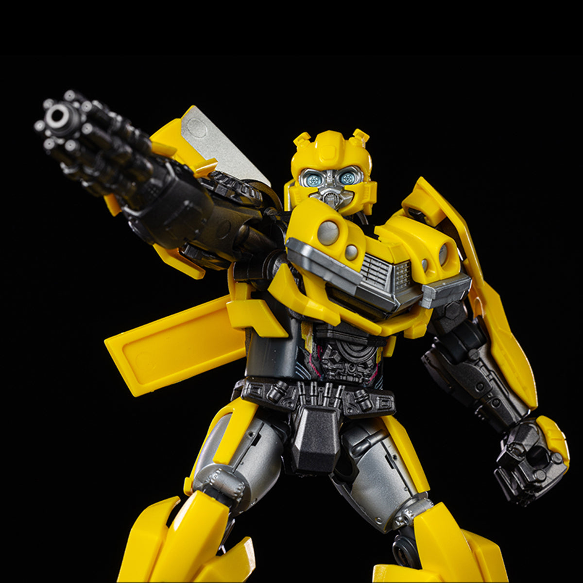 Kits de modelos de ensamblaje de Blokees: Transformers Classis Class - Bumblebee, estilo Mecha Musume, miniatura de 10 cm de altura