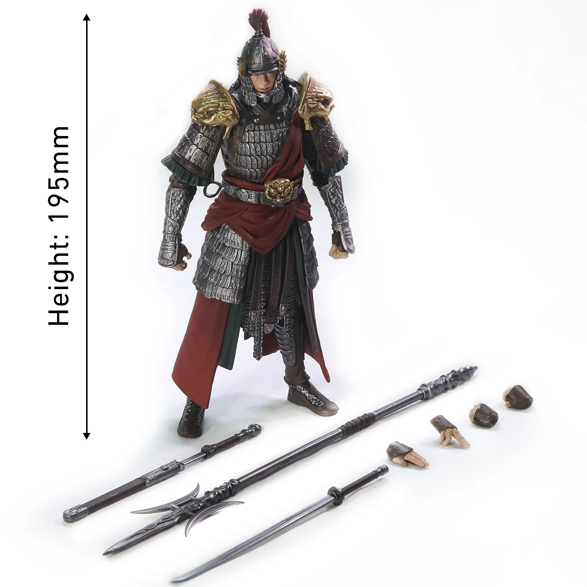 HiPlay dodowo Collectible Figure Full Set:Chinese Swordsman,Standard Edition,1:12 Scale Miniature Action Figurine