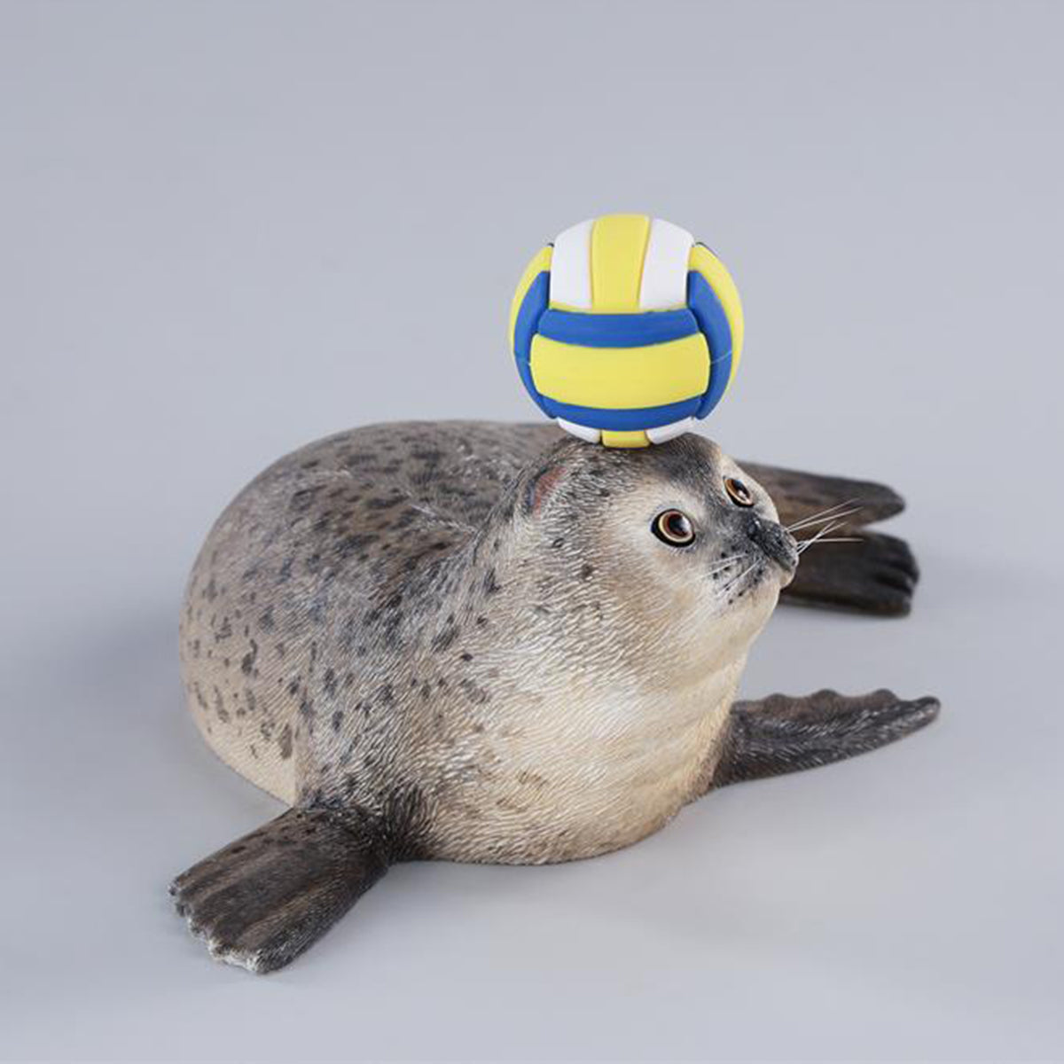 JXK Seal Cat Meow Group Static Animal Figurine