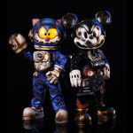 WeArtDoing Time Warrior Series Wasteland: Space Mouse Thunder Fighter-Blue Action Figure