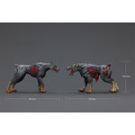 (Only Shipped to the US) JOYTOY 1/12 Dark Source Zombie Fiqure Zombie Police Dogs JT01642 Scene Base For Action Figurine