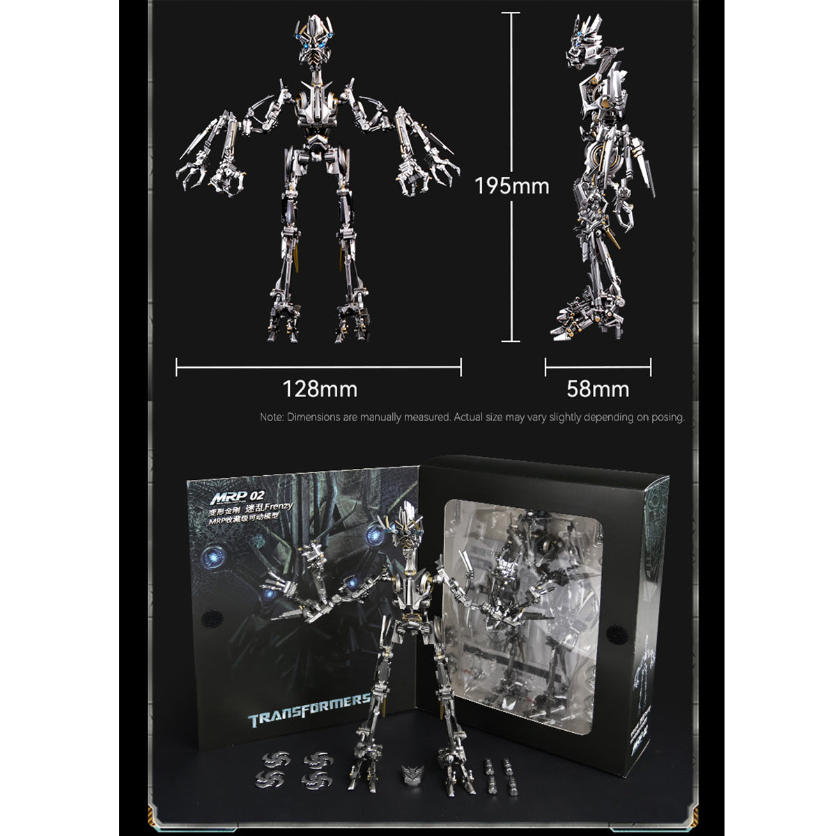 Killerbody Transformers Frenzy MRP02 Figure | LED Eyes & Four Darts