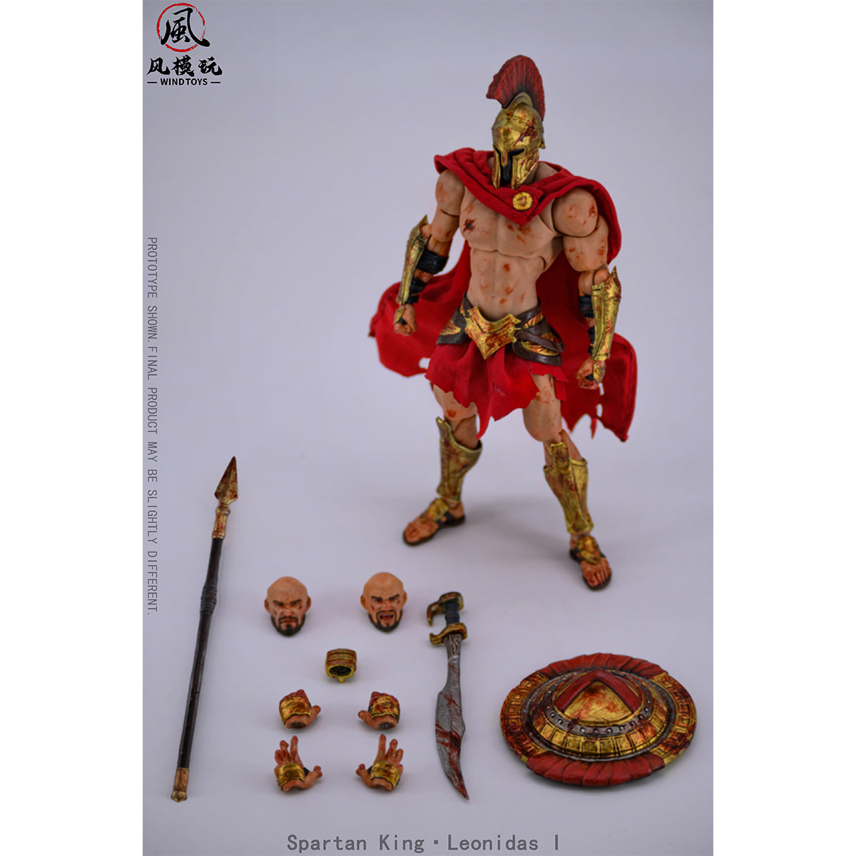 Wind Toys Spartan King·Leonidas I FMW004 Eternal Warlords Series 1/12 Scale Action Figure