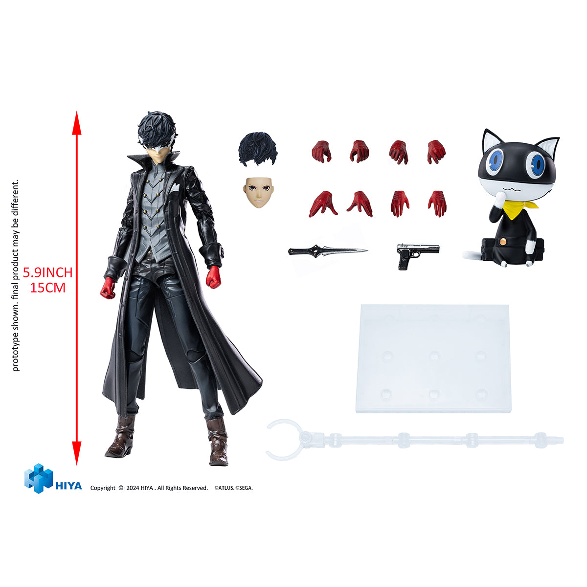 HIYA EXQUISITE BASIC Series Persona 5 - Joker Action Figures