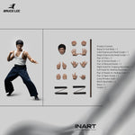 INART Bruce Lee Gy A036 (Yellow Jumpsuit) & A037 (Kung Fu Outfit Ver.) InArt 1/12 Scale Action Figure Collectible