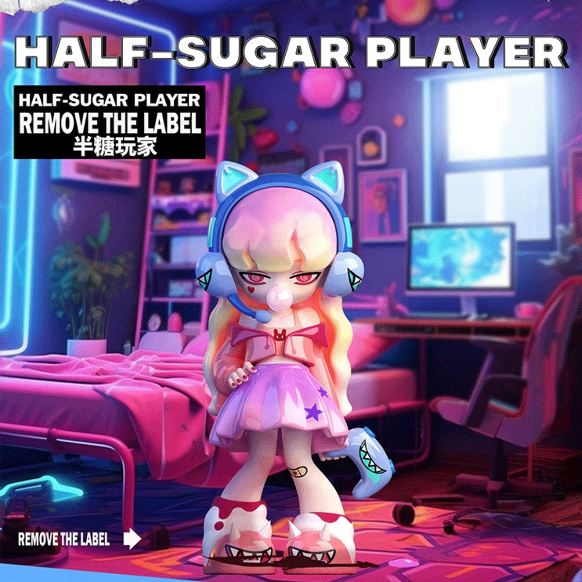 MR.BONE Yandere Girls Remove The Label Dark Style Series Blind Box Figure
