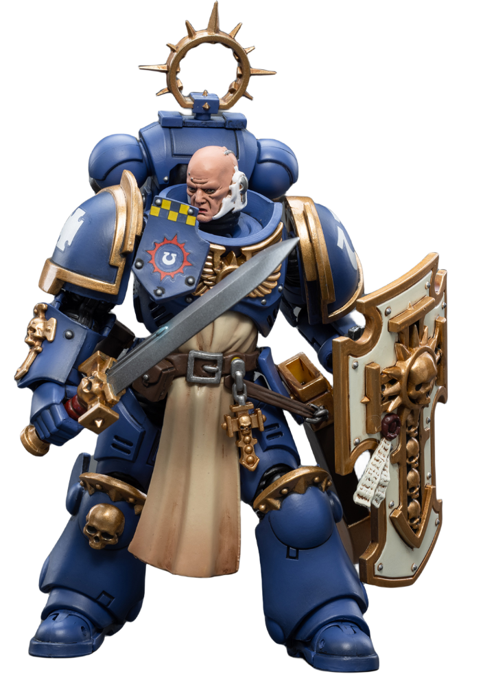 HiPlay JoyToy 40K Collectible Figure: Ultramarine Bladeguard Veteran 03 1:18 Scale Action Figures JT2344 (Veteran 03)