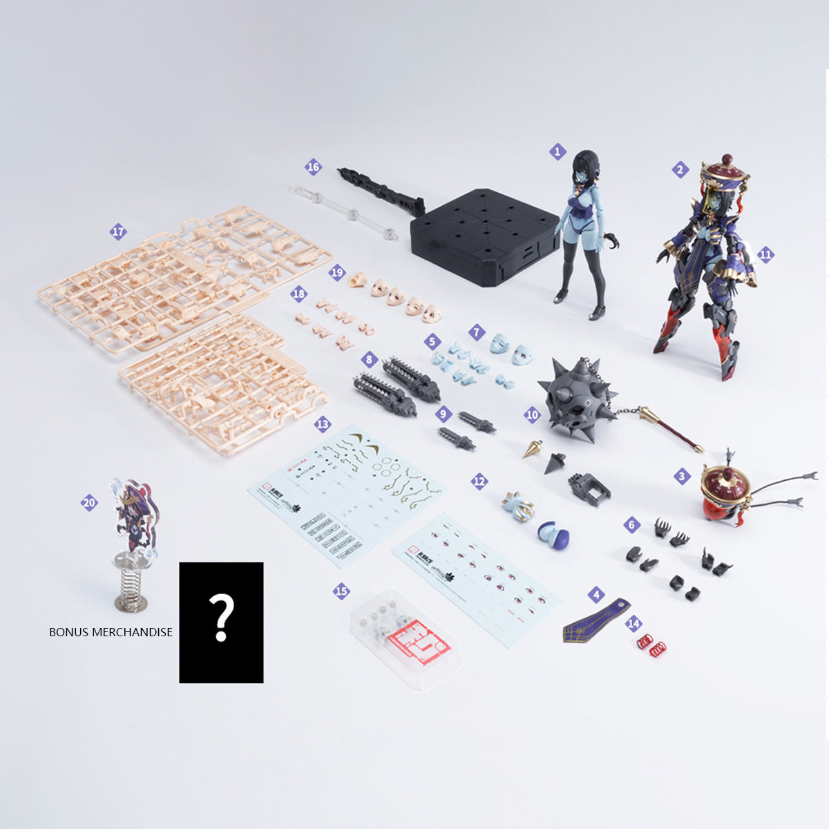 HEMOXIAN Reverberation of Medta Zombie Girl JIULIAN Model Kits