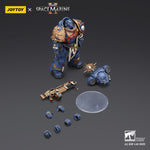 JOYTOY Ultramarines Relic Primus Armour with Plasma Pistol and Combat Blade & Ultramarines Heavy Artificer Armor with Relic Multi-Melta & Ultramarines Heavy Relic Primus Armor with Heavy Relic Bolt Rifle