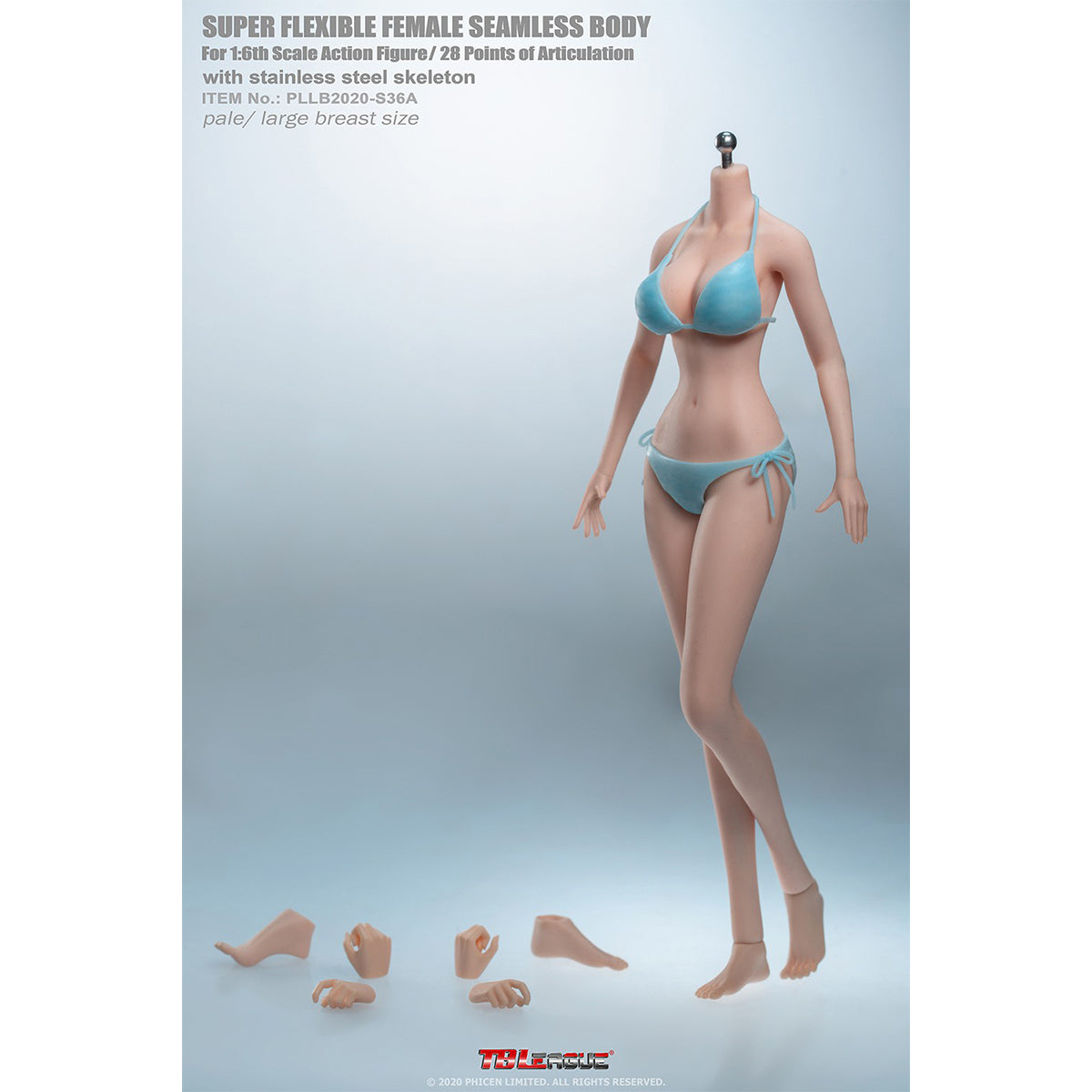 TBLeague Female Seamless Anime Girl Type Large Bust 1/6 Scale Action Figure Body