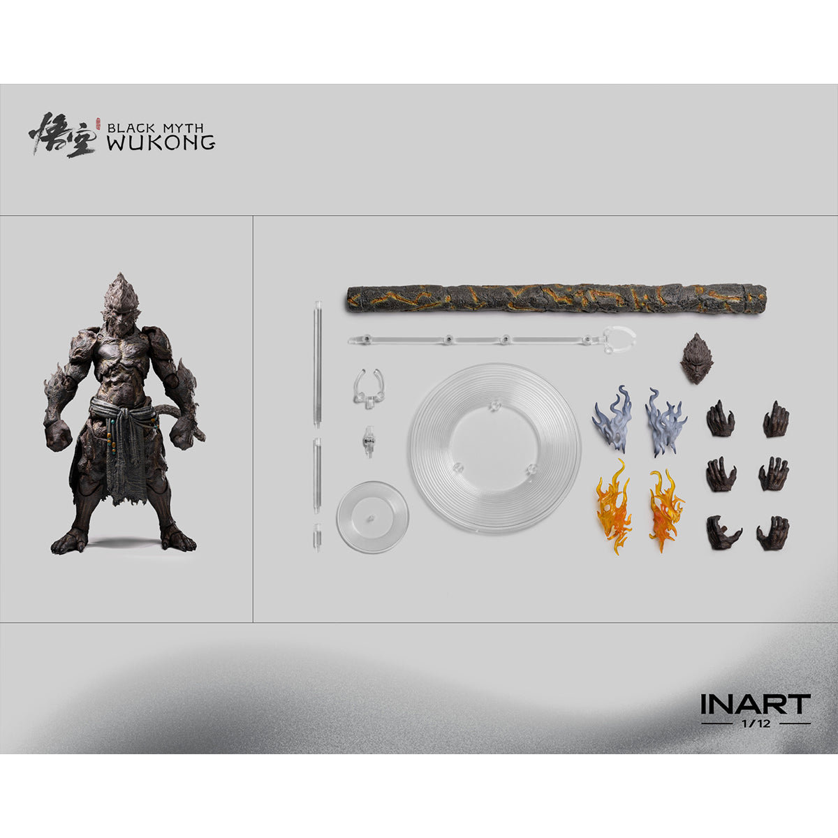 INART MAG G0004 Black Myth: Wukong Stone Monkey 1/12 Scale Game Action Figure
