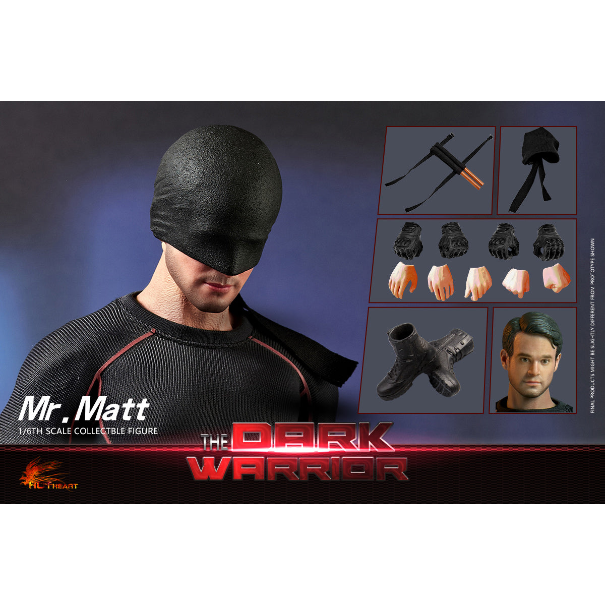 Hot Heart The Dark Warrior New Revision Normal Edition Action Figures